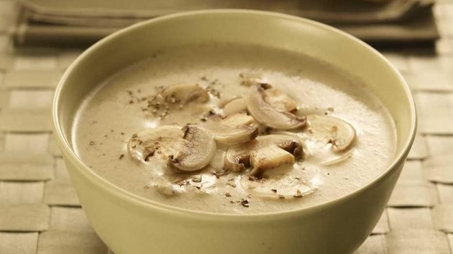 شوربة مشروم كريمة