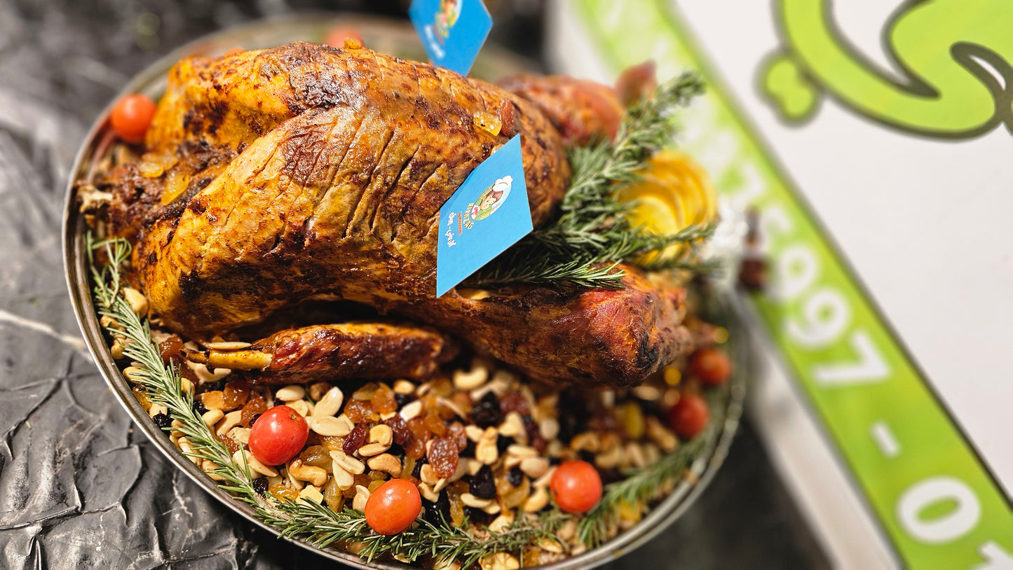 سفرة الديك الروميVIPلعدد 25-30 فرد