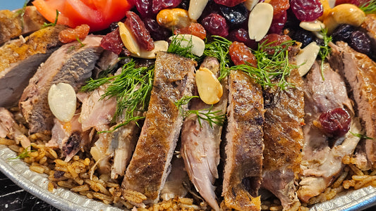 شرائح بط مخلي بصوص البرتقال