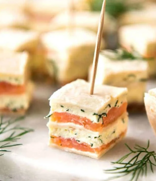 mini smoked salmon