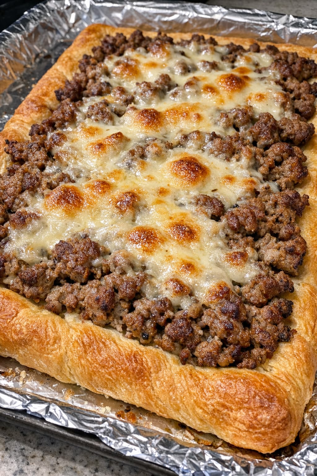 فطيرة باللحم المفروم كبير;