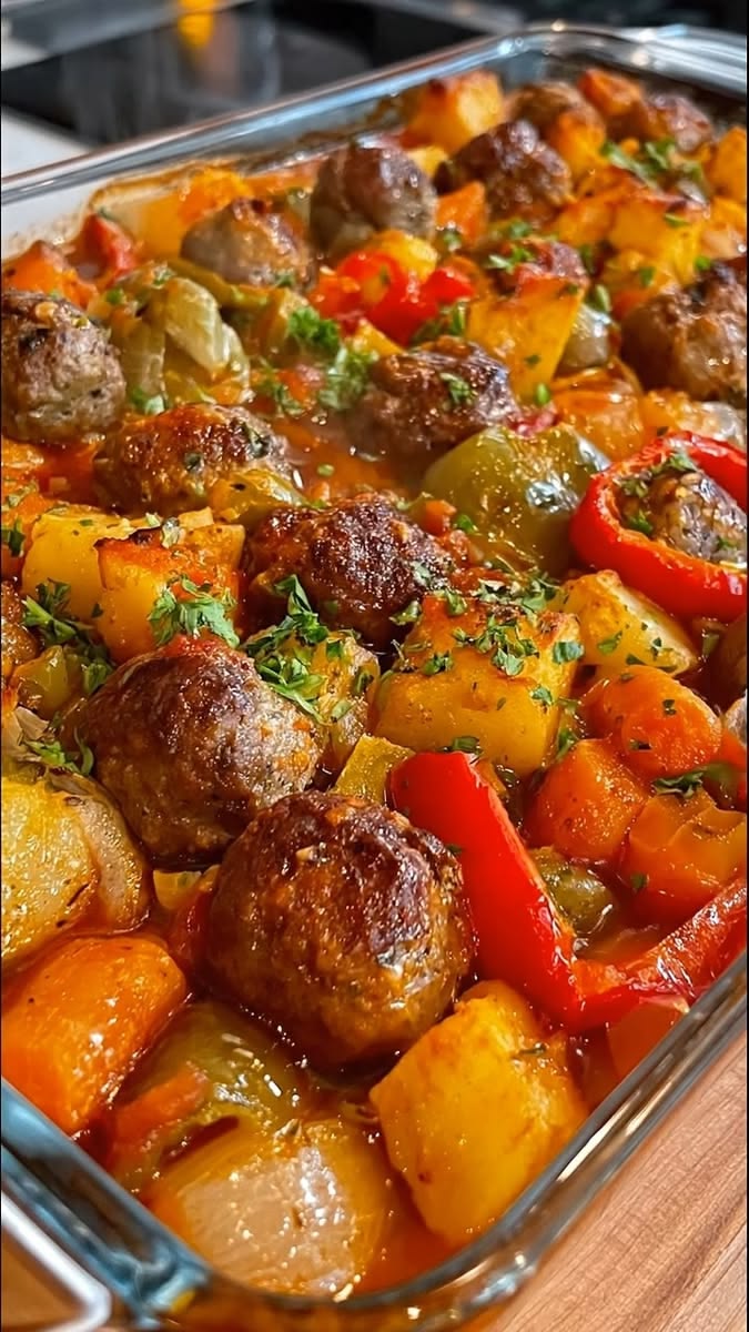 كفتة بالخضار كبير+ ارز ابيض كيلو + كيلو محشى بازنجان