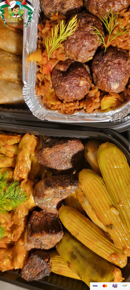 وجبة لسان عصفور بقطع الكفته