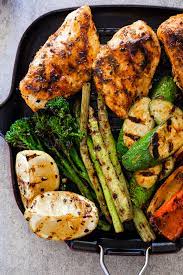 chicken and vegetable - صدور الدجاج مع الخضروات